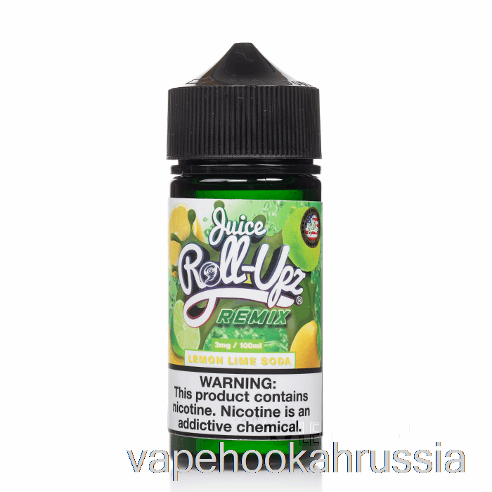 Vape Russia лимонно-лаймовая сода - сок ролл апз ремикс - 100мл 3мг